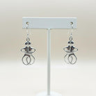 Greek Cycladic Earrings, Greek Earrings, Cycladic Figurine, Lovers Earrings, Gift Earrings, Greek Jewelry (AG-09)