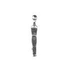 Greek Cycladic brooch, Cycladic jewelry, brooch in sterling silver, Standing female figure (Keros Variety) brooch (K-56)