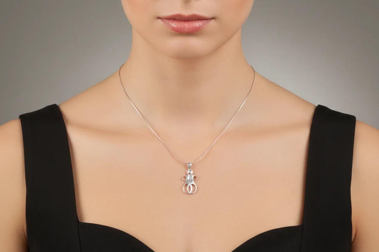 Greek Cycladic pendant, Greek Pendant, Cycladic Figurine, Lovers Pendant, Gift Pendant, Greek Jewelry (PE-35)