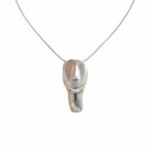 Greek Cycladic pendant, sterling silver pendant, Greek Jewelry, handmade pendant, Head of a figurine type Plastira Pendant(PE-34)