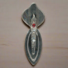 Greek Handmade Bookmark in Sterling Silver with zircon (PH-13)