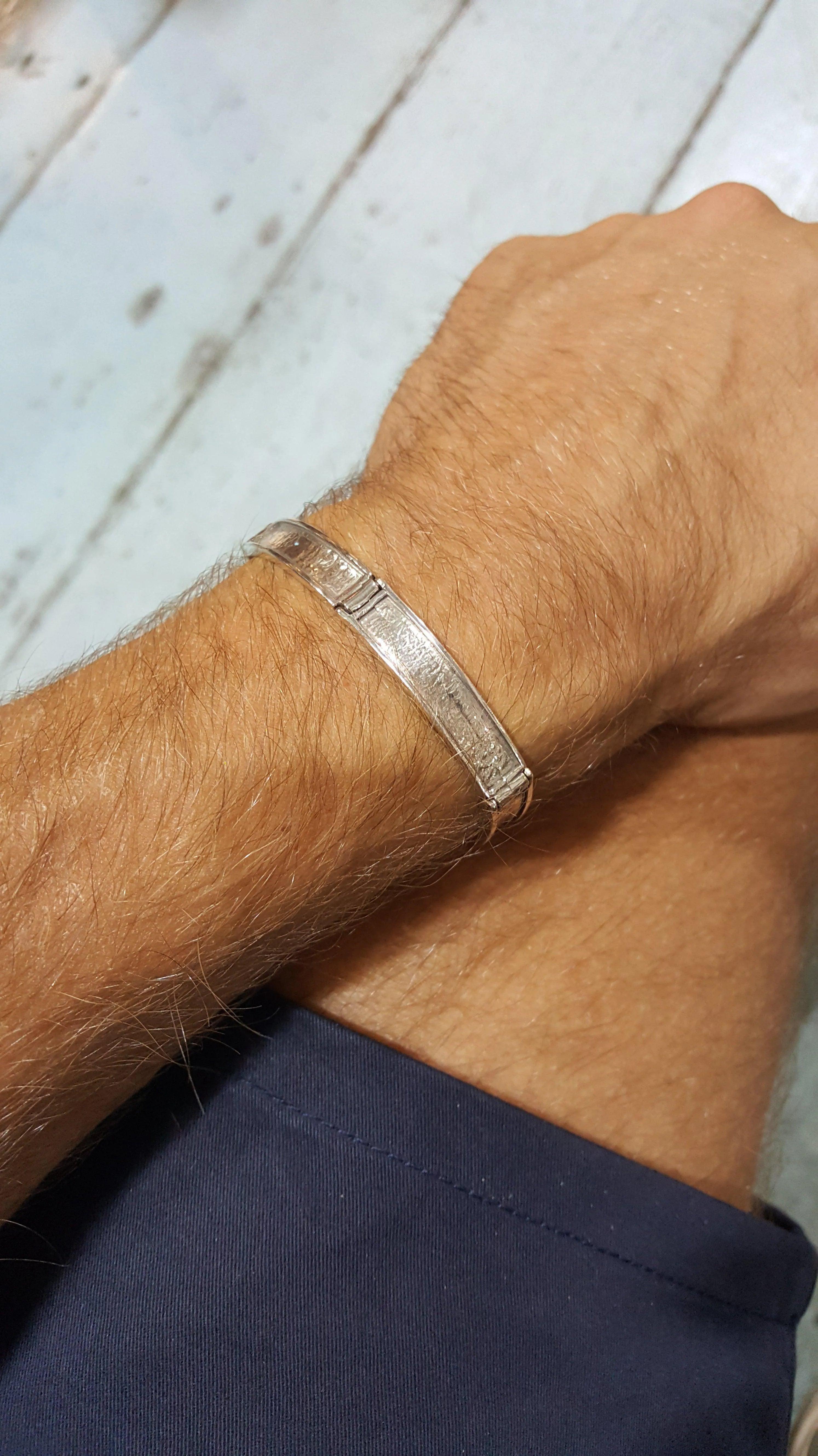 Greek Handmade Bracelet in Sterling Silver (B-151)