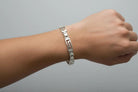 Greek Key Meander Bracelet in Sterling Silver (B-59)