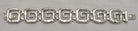 Greek Key Meander Bracelet in Sterling Silver (B-60)