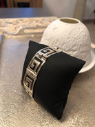 Greek Key Meander Bracelet in Sterling Silver (B-97)