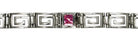 Greek Key Meander Bracelet in Sterling Silver with zircon (B-74) - ELEFTHERIOU EL