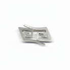 Greek Key Meander Brooch in Sterling Silver (K-63)