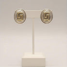 Greek Key Meander Earrings in sterling Silver (AG-03)