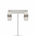 Greek Key Meander Earrings in sterling Silver (AG-06)