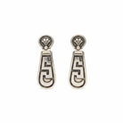 Greek Key Meander Earrings in sterling Silver (AG-15)
