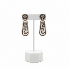 Greek Key Meander Earrings in sterling Silver (AG-15)