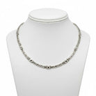 Greek Key Meander Necklace in Sterling Silver (PE-05)