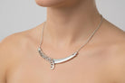 Greek Key Meander Necklace in sterling silver (PE-09)