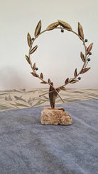 Greek Olive Wreath, handmade wreath, olive wreath, greek home decor, greek decor, welcoming gift, wedding gift (A-44-1)