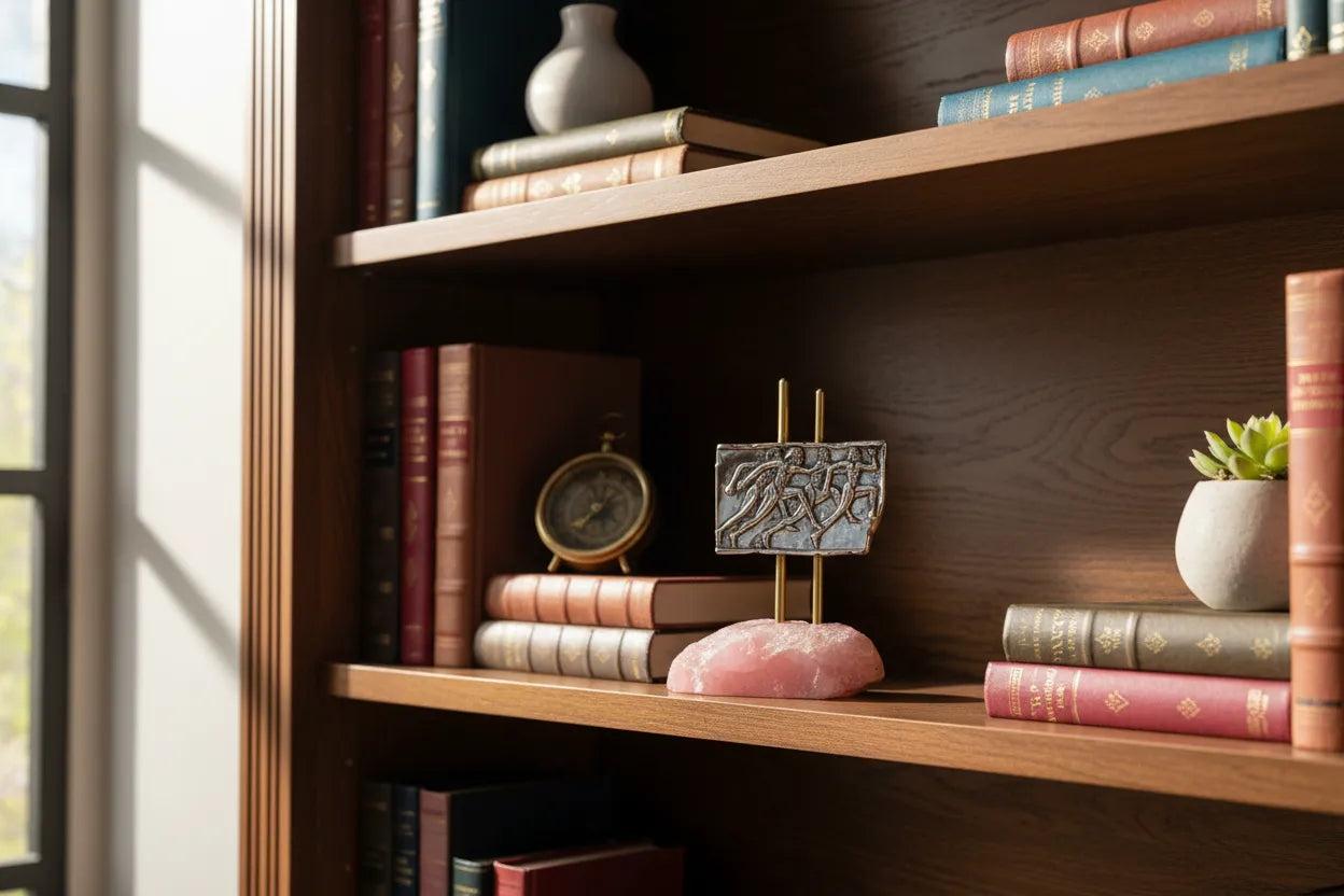 Greek Olympic Runners Figurine in Sterling Silver (A-40-3)