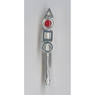 Greek Traditional Brooch in Sterling silver with a Carnelian (K-12)