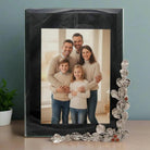 Greek Traditional Carnelian Bronze Silver Plated Picture Frame (A-68)