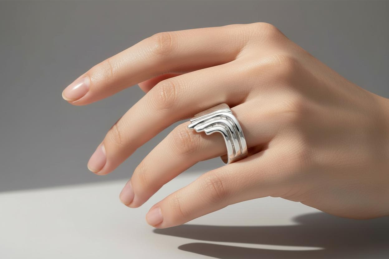 Greek handmade ring in Sterling Silver (DX-34)