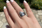 Greek handmade ring in Sterling Silver (DX-34)