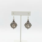 Handcrafted Sterling Silver Alexander Coin Earrings, Greek Inspired Jewelry (AG-08)