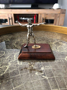 Handmade Sterling Silver God of Cape Artemision Figure, Greek Statue Poseidon Zeus (A-05)