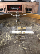 Handmade Sterling Silver God of Cape Artemision Figure, Greek Statue Poseidon Zeus (A-05)