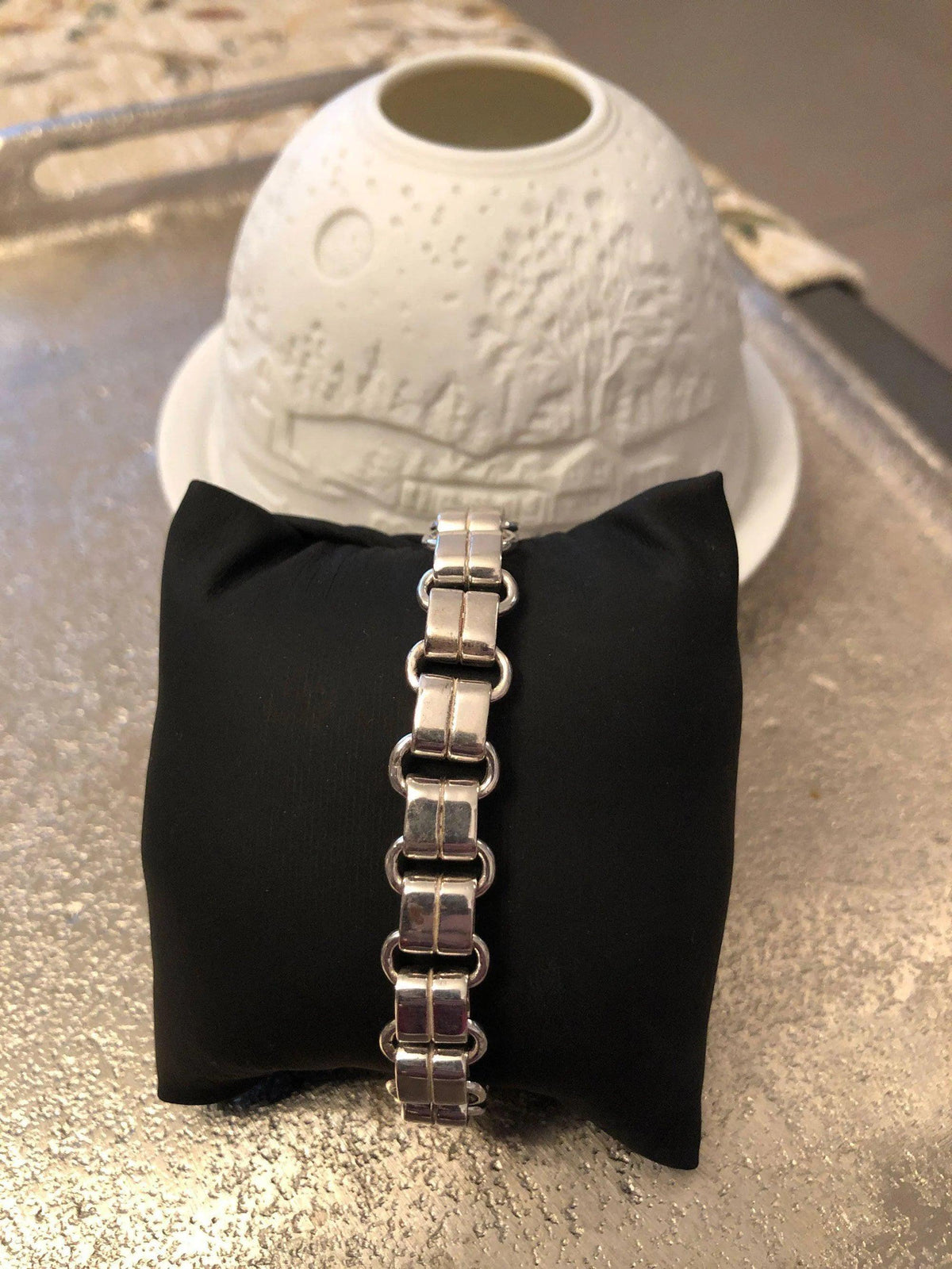 Handmade Sterling Silver Greek Bracelet | Timeless Design, Quality Craftsmanship (B-130)