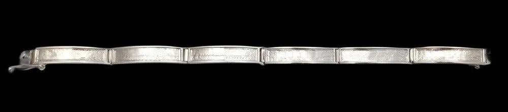 Handmade Sterling Silver Greek Bracelet | Timeless Design, Quality Craftsmanship (B-151)