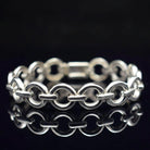 Handmade Sterling Silver Greek Chain Bracelet, Timeless Design (B-150)