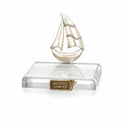 Handmade sailboat in sterling silver, Marine Gift (A-29-28)