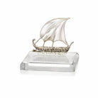 Handmade sailboat in sterling silver, Marine Gift (A-30-28)
