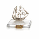 Handmade sailboat in sterling silver Nautical Decor (A-31-28)