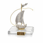 Handmade sailboat in sterling silver Nautical Decor (A-34-30)
