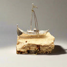 Handmade sailboat in sterling silver Nautical Decor (A-36-31)
