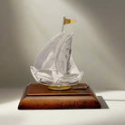 Handmade sailboat in sterling silver Nautical Decor (A-37-31)