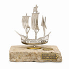 Handmade sailboat in sterling silver Nautical Decor (A-38-31)