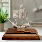 Handmade sailboat in sterling silver Nautical Decor (A-38-31)