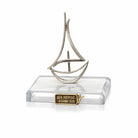 Handmade sailboat in sterling silver Nautical Decor (A-42-32)