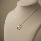 Heart pendant in sterling silver, love pendant, silver pendant, love jewelry