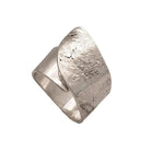 Lava Texture Ring in Sterling Silver (DM-49)