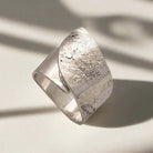 Lava Texture Ring in Sterling Silver (DM-49)