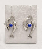 Minoan Dolphins Earrings, sterling silver earrings, Greek Jewelry, Womens Fashion
