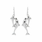 Minoan Dolphins Earrings, sterling silver earrings, Greek Jewelry, Womens Fashion (AG-01)