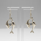 Minoan Dolphins Earrings, sterling silver earrings, Greek Jewelry, Womens Fashion (AG-02)