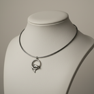 Minoan Dolphins Lapis Lazuli Sterling Silver pendant