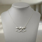 Minoan Dolphins Sterling Silver Necklace (PE-15)