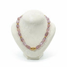 Necklace in 18k Gold with Amethyst (DV PE-44)