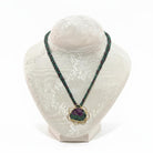 Necklace in 18k gold with a gemstone (PE-112)