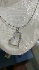 Necklace in gold 14k, heart necklace