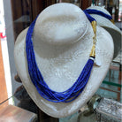 Necklace with Lapis Lazuli & Gold 18k clasp